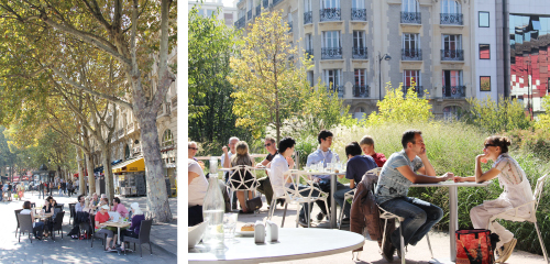 屋外で過ごすパリの人々 - フランス/パリ